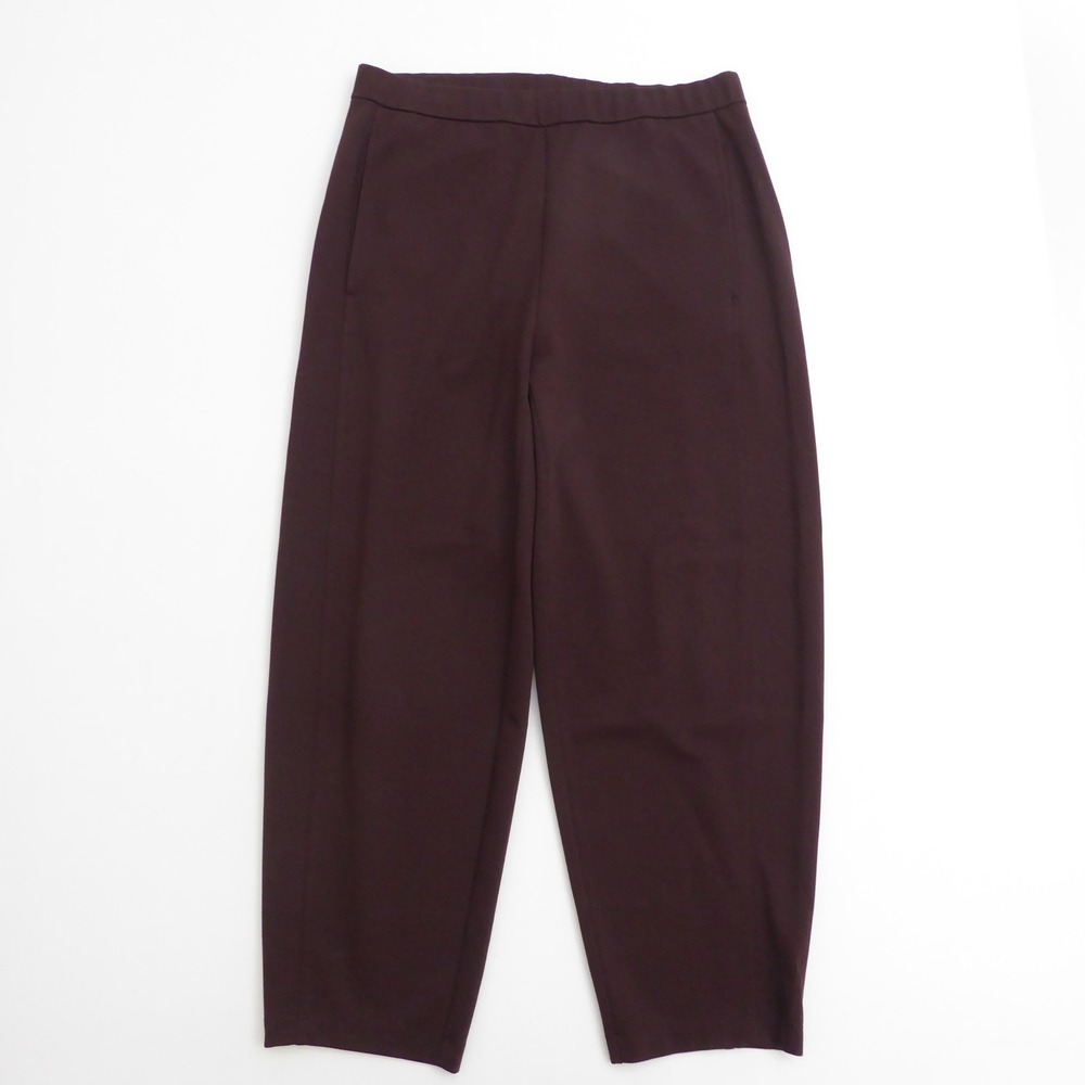 Eileen Fisher Dark Brown Relaxed Trousers